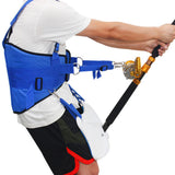 Maxbell Fishing Fighting Belt Adjustable Belt Waist Rod Holster Stand Up Pole Holder