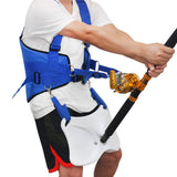Maxbell Fishing Fighting Belt Adjustable Belt Waist Rod Holster Stand Up Pole Holder