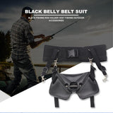 Maxbell Fishing Fighting Belt Adjustable Waist Gimbal Stand Up Pole Holder