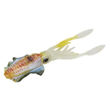 Maxbell Portable Soft Artificial Squid Lure Long Tail Saltwater Octopus Bait Yellow