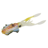 Maxbell Portable Soft Artificial Squid Lure Long Tail Saltwater Octopus Bait Yellow