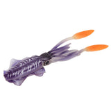 Maxbell Portable Soft Artificial Squid Lure Long Tail Saltwater Octopus Bait Purple