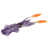 Maxbell Portable Soft Artificial Squid Lure Long Tail Saltwater Octopus Bait Purple