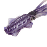 Maxbell Portable Soft Artificial Squid Lure Long Tail Saltwater Octopus Bait Purple