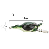 Maxbell 3D Duck Fishing Lure Topwater Duck Baits with Double Hooks Duck 02