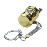Maxbell Trolling Reel Shape Mini Fishing Reel Keychain Key Ring Novelty Gift