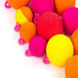 Maxbell 15pcs/box Pop Up Boilies Floating Ball Beads Pellet Carp Fishing Bait Orange