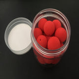 Maxbell 15pcs/box Pop Up Boilies Floating Ball Beads Pellet Carp Fishing Bait Red