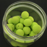 Maxbell 15pcs/box Pop Up Boilies Floating Ball Beads Pellet Carp Fishing Bait Green