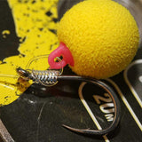 Maxbell 15pcs Smell Carp Fishing Bait Boilies Eggs Floating Ball Beads Feeder 4 Size