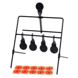 Maxbell 5 Targets Self Resetting Spinning Shooting Target Metal Target Stand