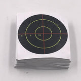 Maxbell 100pcs Shooting Targets Reactive Splatter Adhesive Paper Target 7.5cm