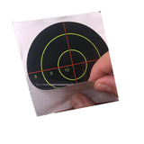 Maxbell 100pcs Shooting Targets Reactive Splatter Adhesive Paper Target 7.5cm