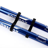 Maxbell 2pcs Folding Trekking Walking Hiking Sticks Poles Camping Cane Bag Silver