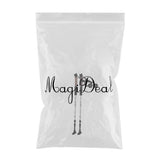 Maxbell 2pcs Folding Trekking Walking Hiking Sticks Poles Camping Cane Bag Silver