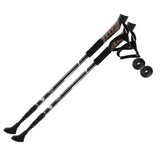 Maxbell 2pcs Folding Trekking Walking Hiking Sticks Poles Camping Cane Bag Black