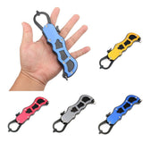 Maxbell Aluminum Alloy Fish Gripper Fish Holder Lip Gripper Fishing Grabber Golden
