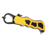 Maxbell Aluminum Alloy Fish Gripper Fish Holder Lip Gripper Fishing Grabber Golden