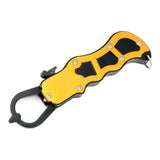 Maxbell Aluminum Alloy Fish Gripper Fish Holder Lip Gripper Fishing Grabber Golden