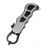Maxbell Aluminum Alloy Fish Gripper Fish Holder Lip Gripper Fishing Grabber Gray