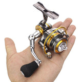 Maxbell Mini Spinning Fishing Reel Ultra Light High Strength Fishing Tackles Gold