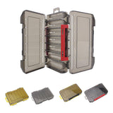 Maxbell Squid Jig Box Both Side Storage Lure Case Holder Yellow 12 Compartments