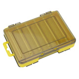 Maxbell Squid Jig Box Both Side Storage Lure Case Holder Yellow 12 Compartments