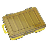 Maxbell Squid Jig Box Both Side Storage Lure Case Holder Yellow 12 Compartments