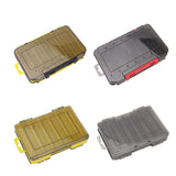 Maxbell Squid Jig Box Both Side Storage Lure Case Holder Yellow 12 Compartments