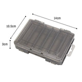 Maxbell Squid Jig Box Both Side Storage Lure Case Holder Black 12 Compartments
