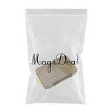Maxbell Squid Jig Box Both Side Storage Lure Case Holder Yellow 14 Compartments