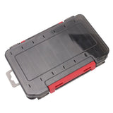 Maxbell Squid Jig Box Both Side Storage Lure Case Holder Black 14 Compartments