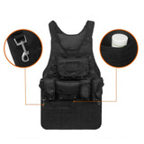 Maxbell Molle Apron with Multi Pouches Removable Patch and Adjustable Side Strap