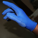 Maxbell Anti-Slip Full Finger Safety Gloves Fishing Hunting Cycling Gloves Bue