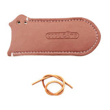 Maxbell Cooking Pan Handle Cover Sleeve Protective PU Leather with String Anti Slip