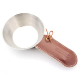 Maxbell Cooking Pan Handle Cover Sleeve Protective PU Leather with String Anti Slip