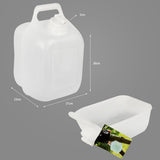 Maxbell Portable Collapsible Folding Jug Drinking Container 10L Water Carrier Bucket