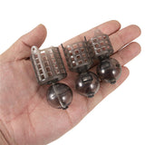 Maxbell Fishing Feeder Bait Cage Lead Sinker Lure Holder Terminal Tackle Accessory L