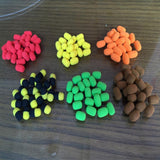 Maxbell 15pcs/Box Pop Up Boilies Floating Ball Beads Capsule Shape Baits Orange