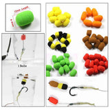 Maxbell 15pcs Smell Carp Fishing Bait Boilies Eggs Floating Ball Beads Feeder 8x12mm