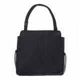 Maxbell Multifunctional Car Front Seat Organizer Shoudle Bag Black with Black Line