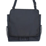 Maxbell Multifunctional Car Front Seat Organizer Shoudle Bag Black with Black Line