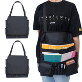 Maxbell Multifunctional Car Front Seat Organizer Shoudle Bag Black with Black Line