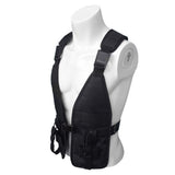 Maxbell Oxford Cloth Tactical Vest Chest Recon Bag Black