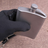 Maxbell Titanium Pocket Hip Flask Wine Flagon for Camping Hiking Travel Garden 260ml