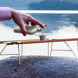 Maxbell Titanium Pocket Hip Flask Wine Flagon for Camping Hiking Travel Garden 260ml