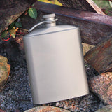 Maxbell Titanium Pocket Hip Flask Wine Flagon for Camping Hiking Travel Garden 260ml