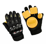 Maxbell Skateboard Slide Gloves Downhill Longboarding Gloves with 3/4 Slider Puck A