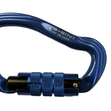 Maxbell 23KN Twist Gate Auto Locking Carabiner for Climbing Caving Rappelling Rescue
