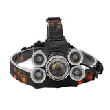 Maxbell Fishing Headlight Outdoor Sports Headlamp with Adjustable Headband Silver